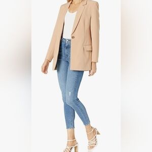 The Drop Women's Blake Long Blazer, Praline, Small‎